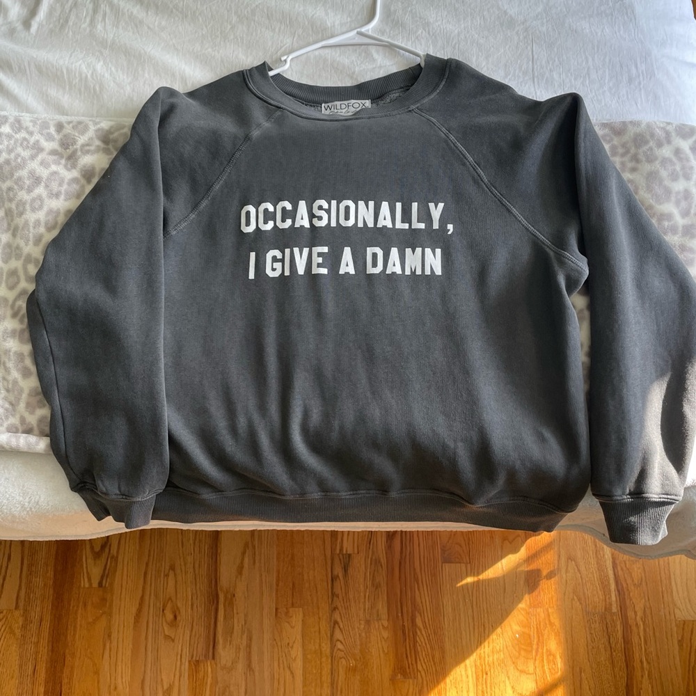 Grey crewneck